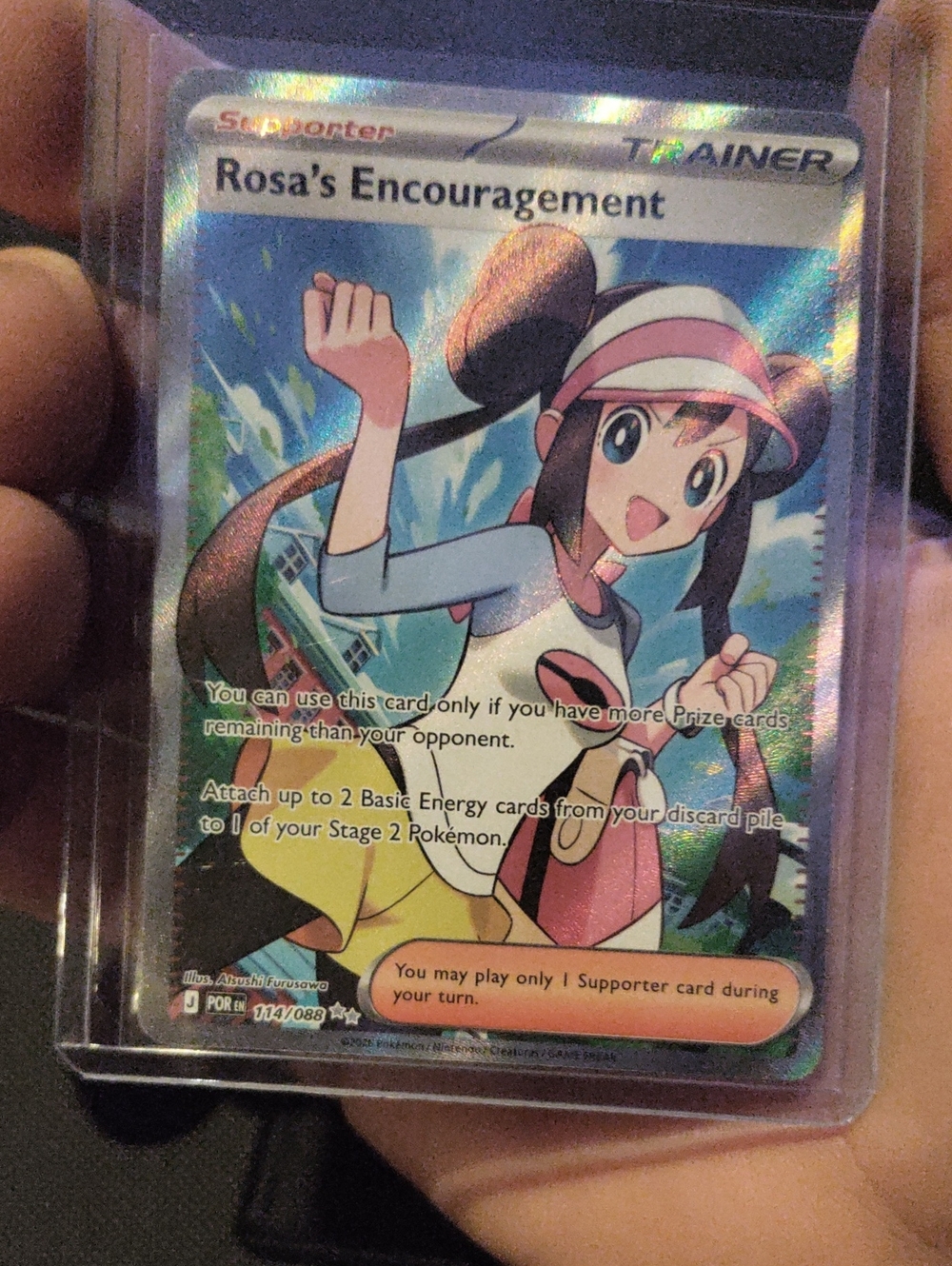 Rosa's Encouragement #123/088 Special Illustration Rare (SAR) MINT & SLEEVED